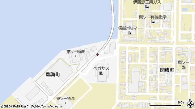 〒746-0019 山口県周南市臨海町の地図