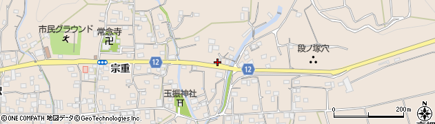 徳島県美馬市美馬町東宗重104周辺の地図