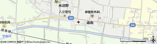 徳島県吉野川市川島町三ツ島（道南）周辺の地図