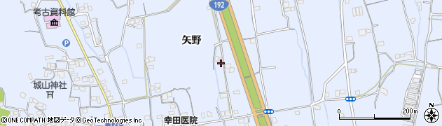 徳島県徳島市国府町（矢野）周辺の地図