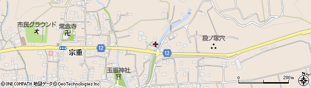 徳島県美馬市美馬町東宗重103周辺の地図