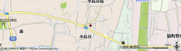 徳島県美馬市美馬町（小長谷）周辺の地図