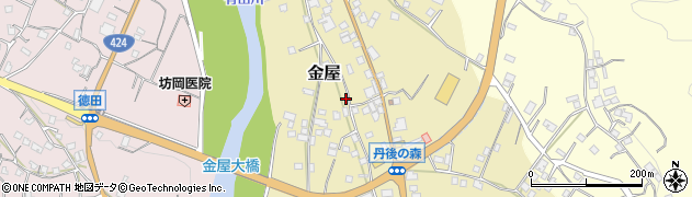 和歌山県有田郡有田川町金屋814周辺の地図
