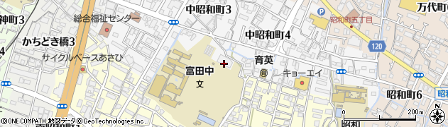 徳島市　昭和公民館周辺の地図