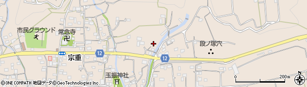 徳島県美馬市美馬町東宗重100周辺の地図