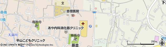 紀陽銀行オークワ有田川店 ＡＴＭ周辺の地図