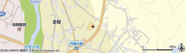 和歌山県有田郡有田川町金屋87周辺の地図