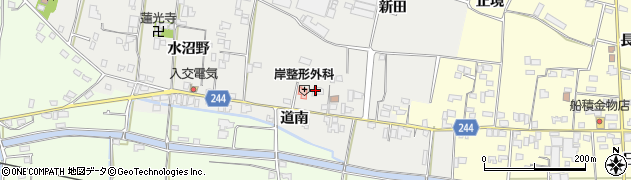徳島県吉野川市川島町三ツ島（一里松）周辺の地図