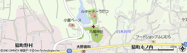 徳島県美馬市脇町小星639周辺の地図