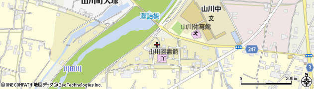 徳島県吉野川市山川町北島周辺の地図