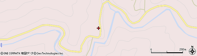 徳島県三好市池田町西山（乳ノ木）周辺の地図