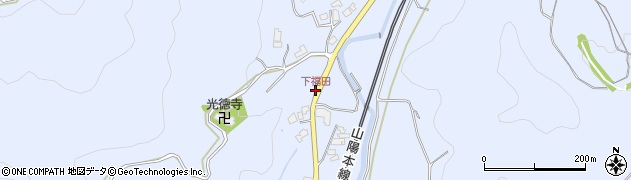 下福田周辺の地図