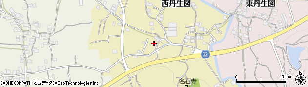 和歌山県有田郡有田川町西丹生図24周辺の地図