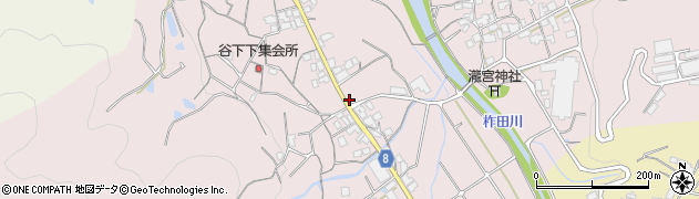 香川県観音寺市大野原町井関周辺の地図