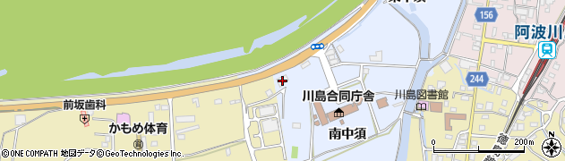 徳島県吉野川市川島町宮島690周辺の地図