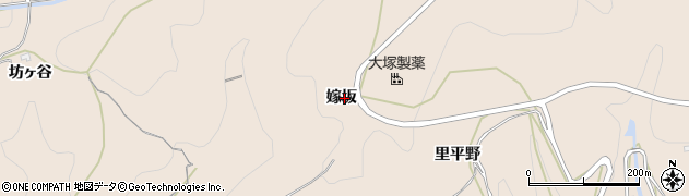 徳島県美馬市美馬町（嫁坂）周辺の地図