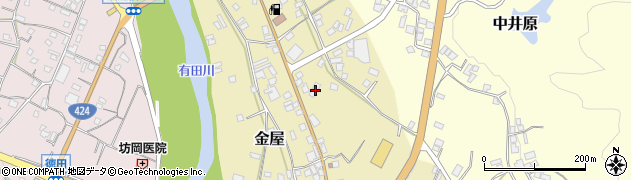 和歌山県有田郡有田川町金屋67周辺の地図
