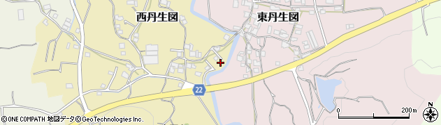 和歌山県有田郡有田川町西丹生図371周辺の地図