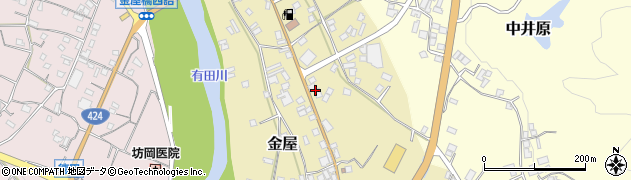 和歌山県有田郡有田川町金屋66周辺の地図