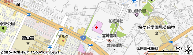 周南市文化会館周辺の地図