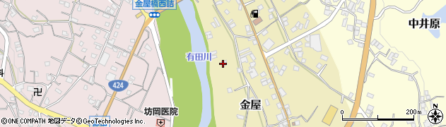 和歌山県有田郡有田川町金屋761周辺の地図