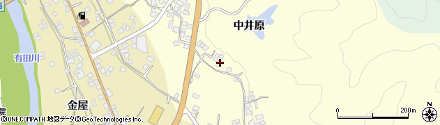 和歌山県有田郡有田川町中井原394周辺の地図
