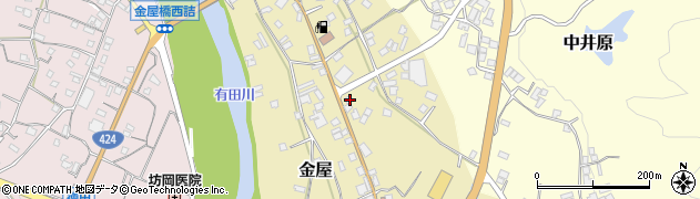 和歌山県有田郡有田川町金屋65周辺の地図