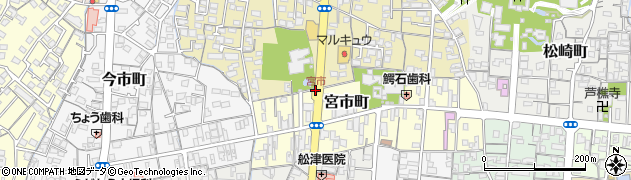 宮市周辺の地図
