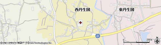 和歌山県有田郡有田川町西丹生図408周辺の地図