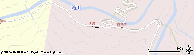 奈良県吉野郡十津川村内原28周辺の地図