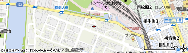 西部徳山生コンクリート株式会社　徳山工場周辺の地図