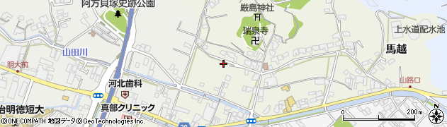 愛媛県今治市山路周辺の地図