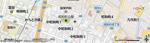 徳島美粧園周辺の地図