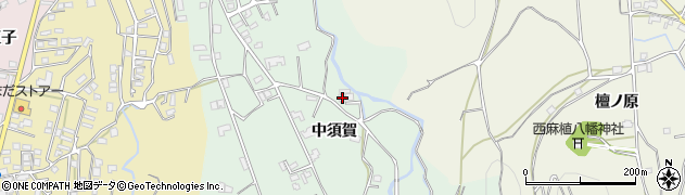 徳島県吉野川市川島町山田中須賀88周辺の地図