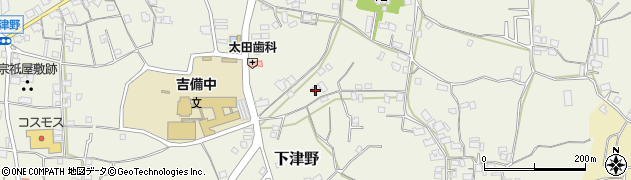 和歌山県有田郡有田川町下津野1300周辺の地図