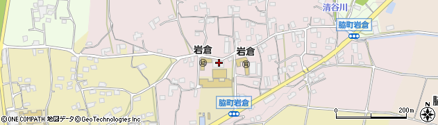 徳島県美馬市脇町岩倉周辺の地図