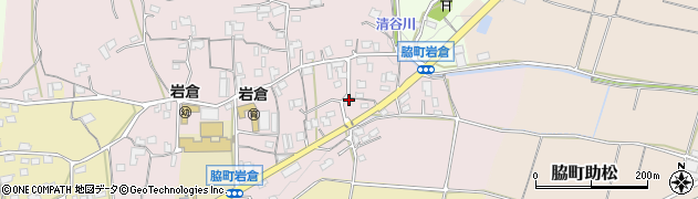 徳島県美馬市脇町岩倉2401周辺の地図