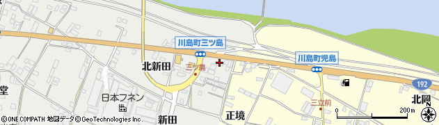 ファミリーマート川島町三ツ島店周辺の地図