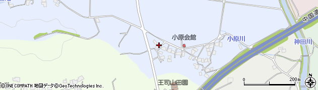 山口県下関市阿内（清末阿内町小原）周辺の地図