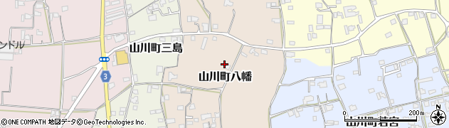 徳島県吉野川市山川町八幡28周辺の地図