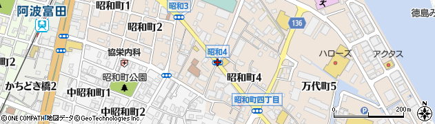 昭和町４周辺の地図