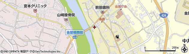 和歌山県有田郡有田川町金屋721周辺の地図