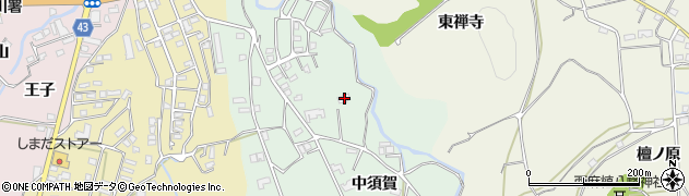 徳島県吉野川市川島町山田中須賀10周辺の地図