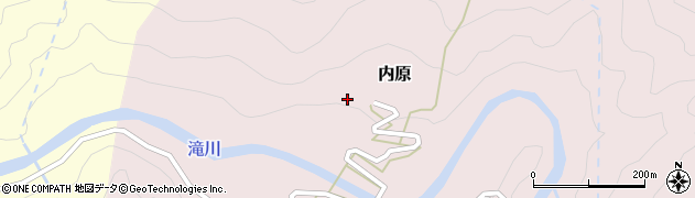 奈良県吉野郡十津川村内原636周辺の地図