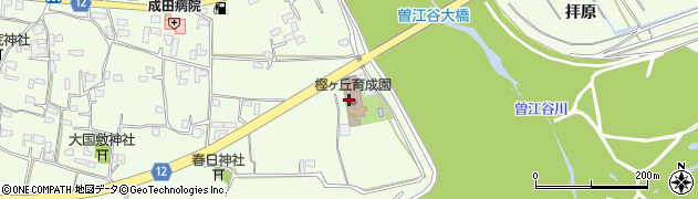樫ケ丘育成園周辺の地図
