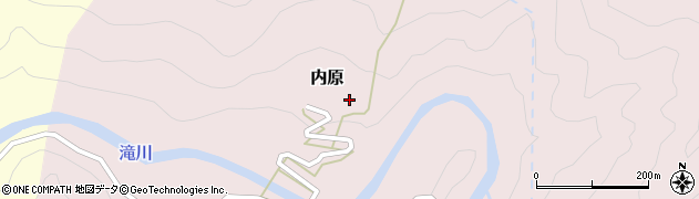 奈良県吉野郡十津川村内原632周辺の地図