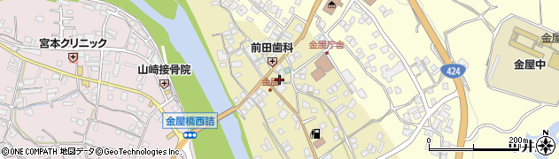 和歌山県有田郡有田川町金屋625周辺の地図