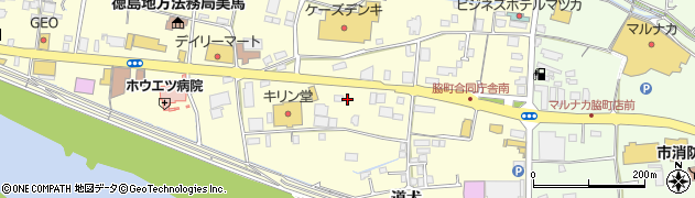 千円館脇町店周辺の地図