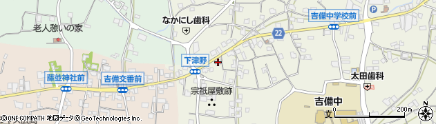 和歌山県有田郡有田川町下津野870周辺の地図