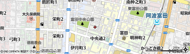 徳島県土地開発株式会社周辺の地図
